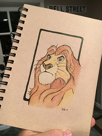 Mufasa - Original Drawing