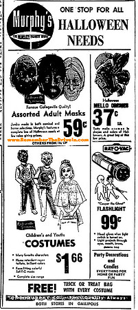 10-22-1967 Times Sentine l- GC Murphy Halloween