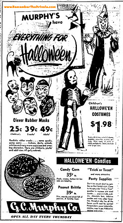 10-22-1953 Gallipolis Daily Tribune - GC Murphy Halloween