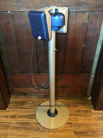Hammered Blue and Silver Tall Simplex  w/ Bluetooth & MP3