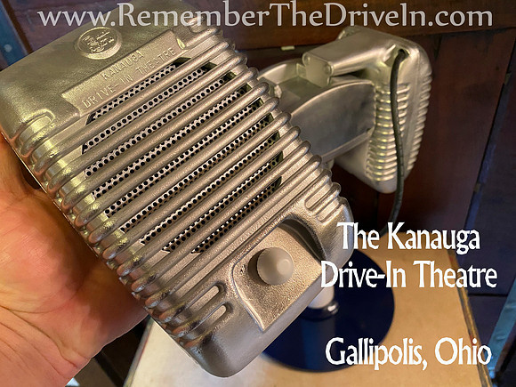 Projected Sound speakers from the Kanauga Drive-In Theatre w/ Bluetooth & MP3
