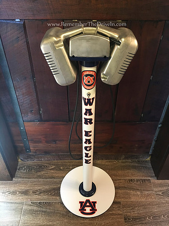 Auburn Themed Drive-In Speaker Set w/ Bluetooth & MP3