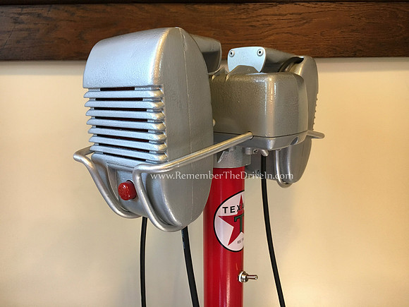 Texaco Themed RCA Drive-In Speakers w/ Bluetooth & MP3