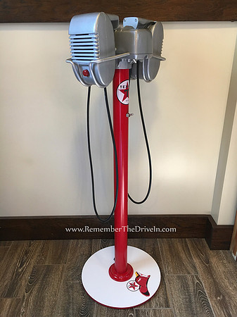 Texaco Themed Drive-In Speaker Set w/ Bluetooth & MP3