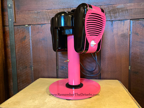 1947 Pink & Black Simplex Sweetheart Speakers w/ Bluetooth & MP3