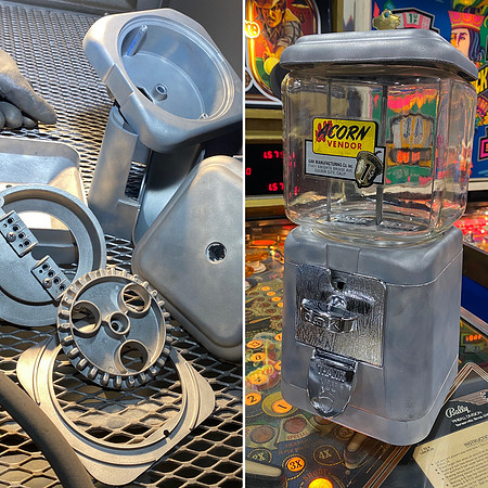 Acorn Gumball Machine Ready for Paint