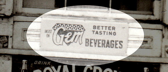 Gem Beverages Sign