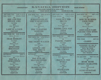 Kanauga Drive-In Schedule Gallipolis Ohio 1965