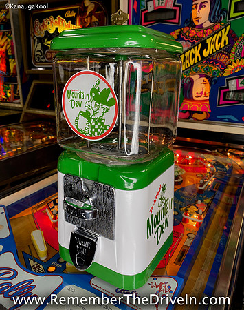 Mountain Dew Acorn Gumball Machine