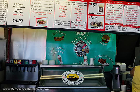 Big Chief Drive-In Menu