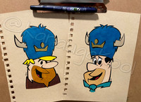 Fred Flintstone & Barney Rubble - The Loyal Order of Water Buffaloes