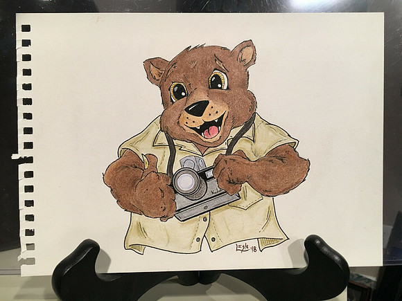 Kodiak Moment - Original Drawing