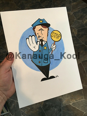Stop Cop - Original Drawing