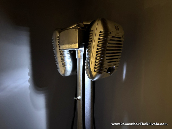 Projected Sound Drive-In Speakers in the Dark!